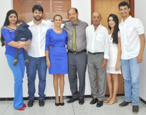 Família agradece por mais uma conquista: Laine Braz Borges, Victor Lasserre Braz Borges, Fábio Lasserre Sousa Borges, Almerinda Borges, José de Miratan Borges, Umbelino Borges, Maressa Paola e Tiago Nórton Sousa Borges